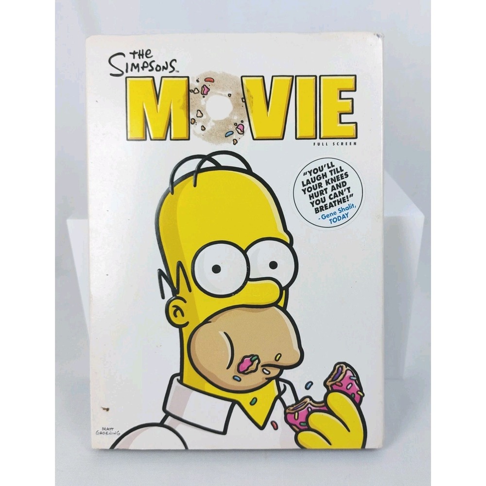 THE SIMPSONS MOVIE - Fullscreen DVD 2007 20th Century Jacket Included